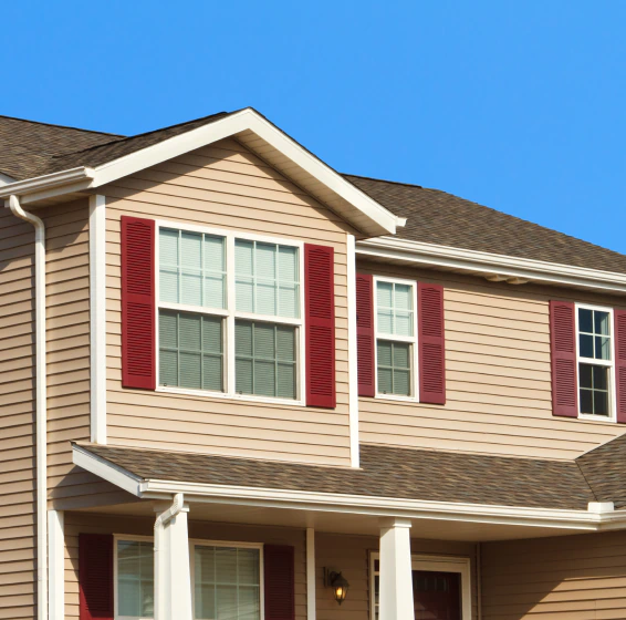 newly constructed home with asphalt roof shingles