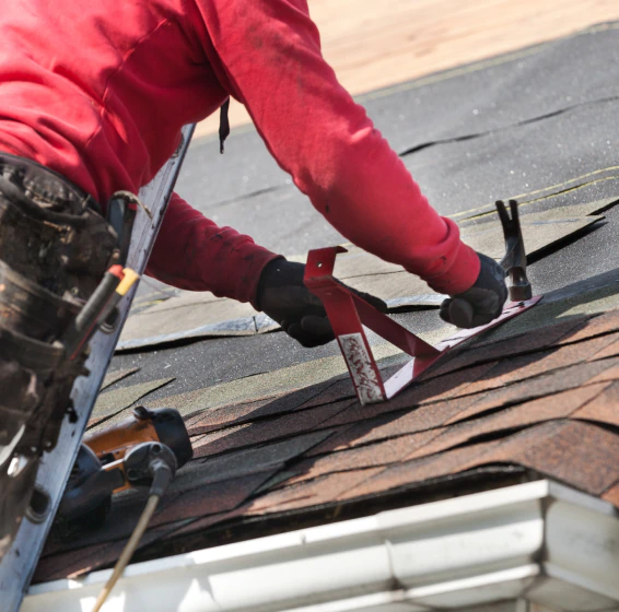 worker doing repair